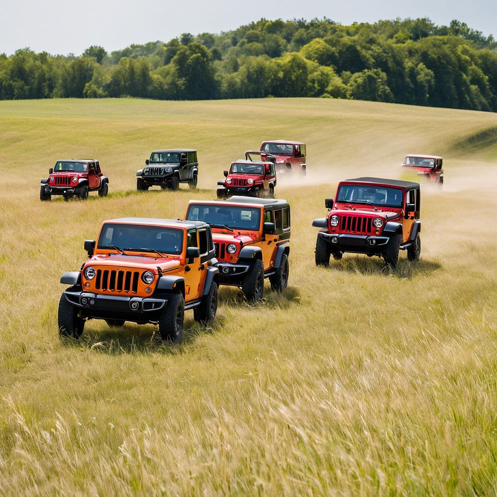 multiple jeeps traveling in a field .jpg
