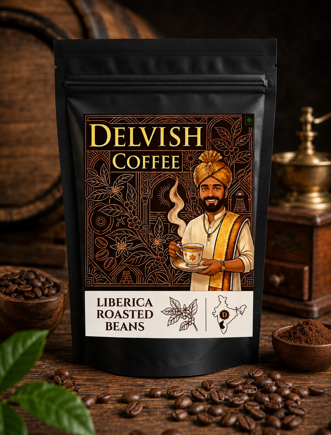 LIBERICA NATURALS ROASTED BEAN 200GMS