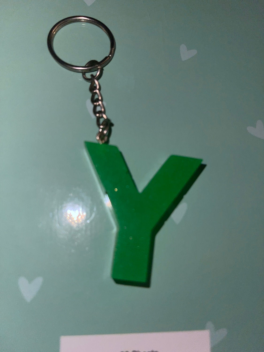 Letter “Y” keychain 