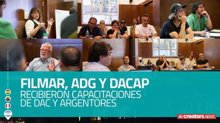 FILMAR, ADG y DACAP recibieron capacitaciones de DAC y ARGENTORES
