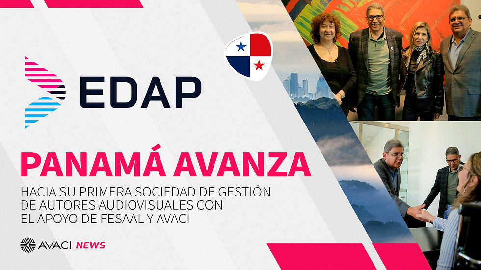 Panamá avanza hacia su primera sociedad de gestión de autores audiovisuales con el apoyo de FESAAL y AVACI