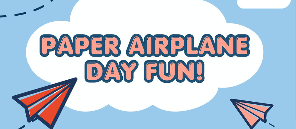 'Paper Airplane Day' Fun!