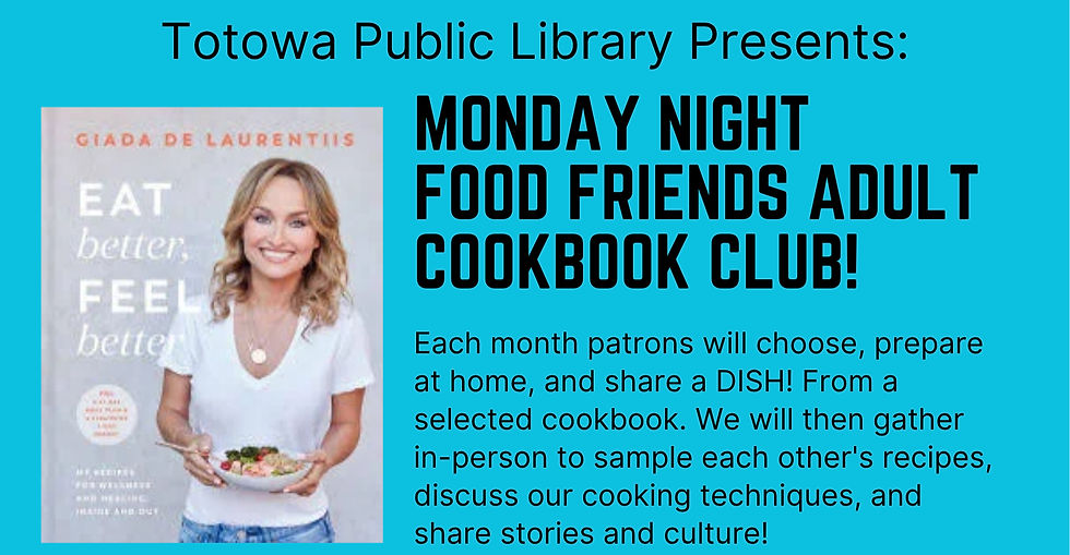 Monday Night Cookbook Club!