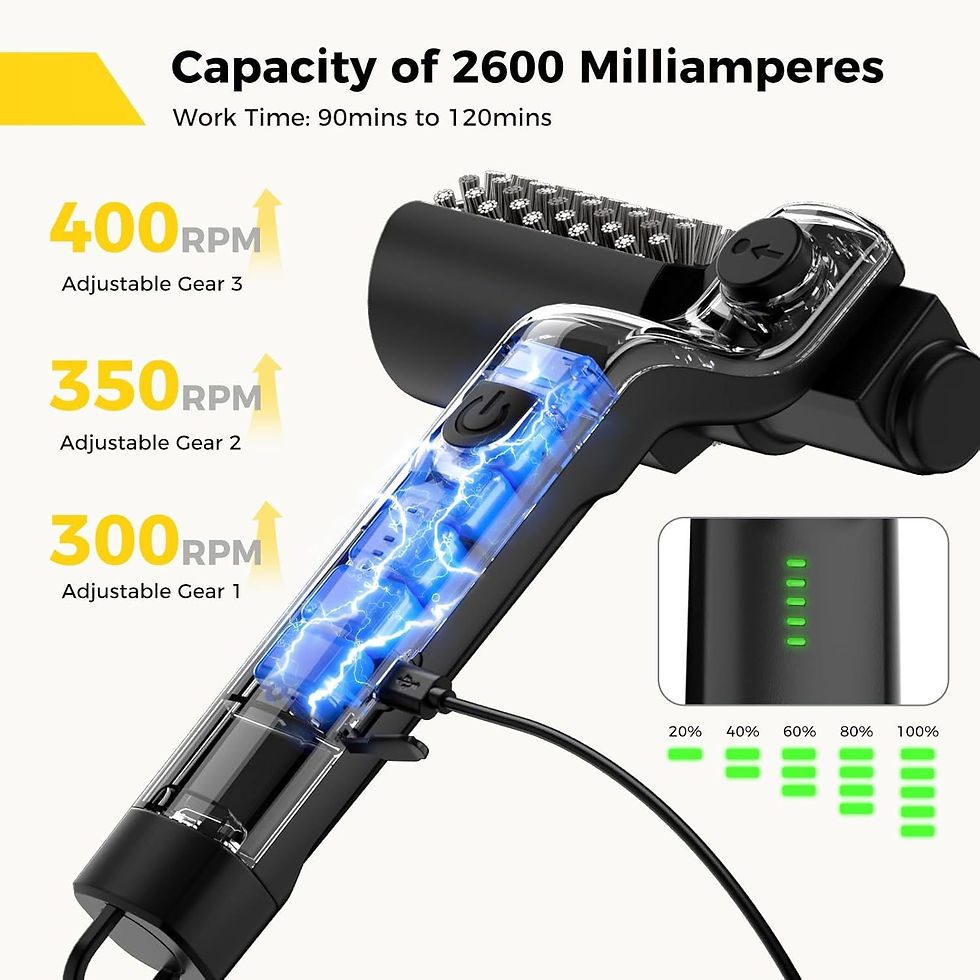 Miniatura: Electric BBQ Grill Brush Cleaner