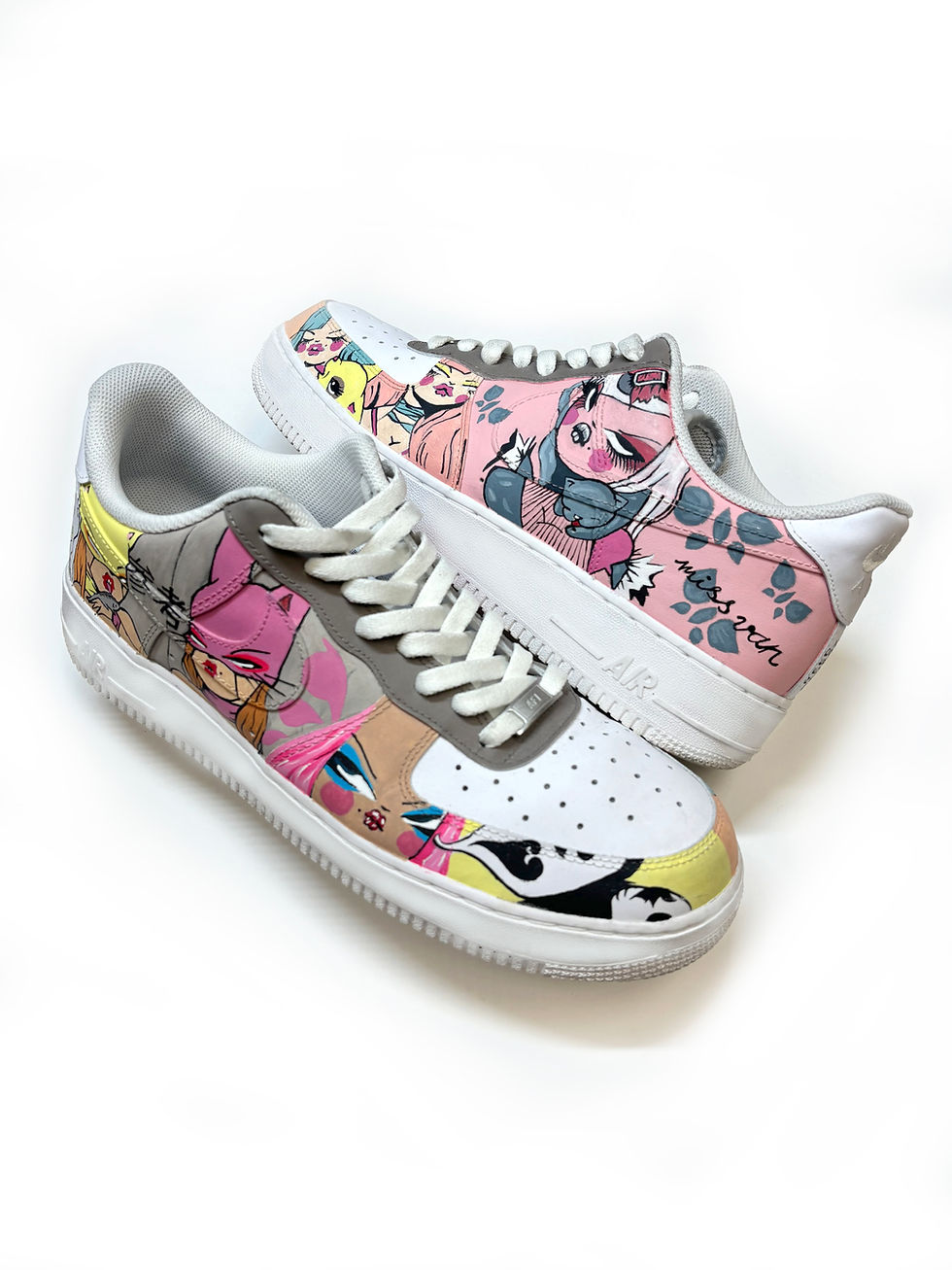 Miss Vann Inspired Hand-Painted Air Force 1 First Picture