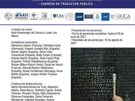 III Congreso universitario de formación en traducción e interpretación