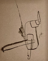Graphite sur carton