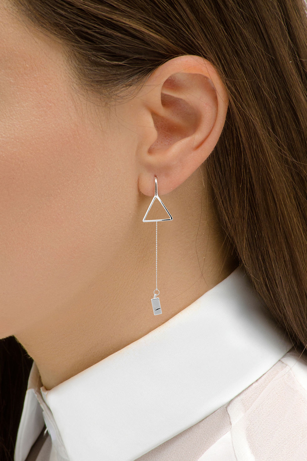 Arete de plata