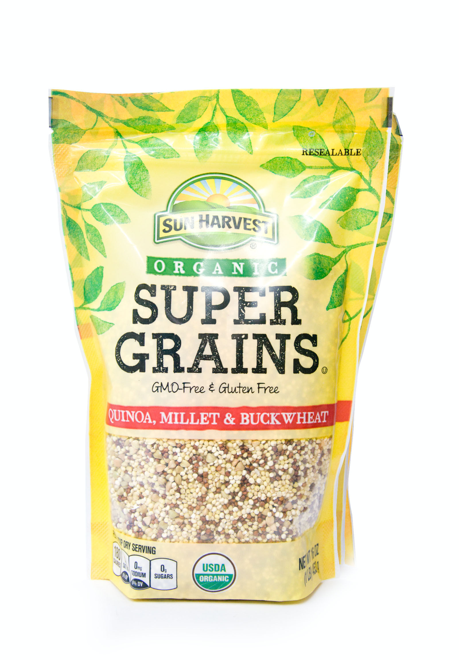 SUN HARVEST SUPER GRAINS GMO-FREE & GLUTEN FREE