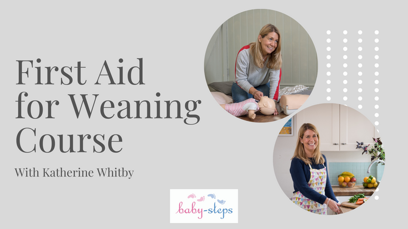First aid for weaning online course banner