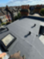 Felt flat roof