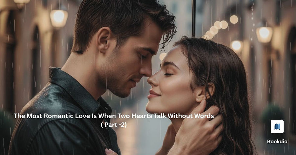 A romantic moment where a boy and a girl stand very close to each other in the rain, gently holding each other’s cheeks. Capture the warmth in their eyes, the softness of their touch, and the intimate connection between them as raindrops fall around them.