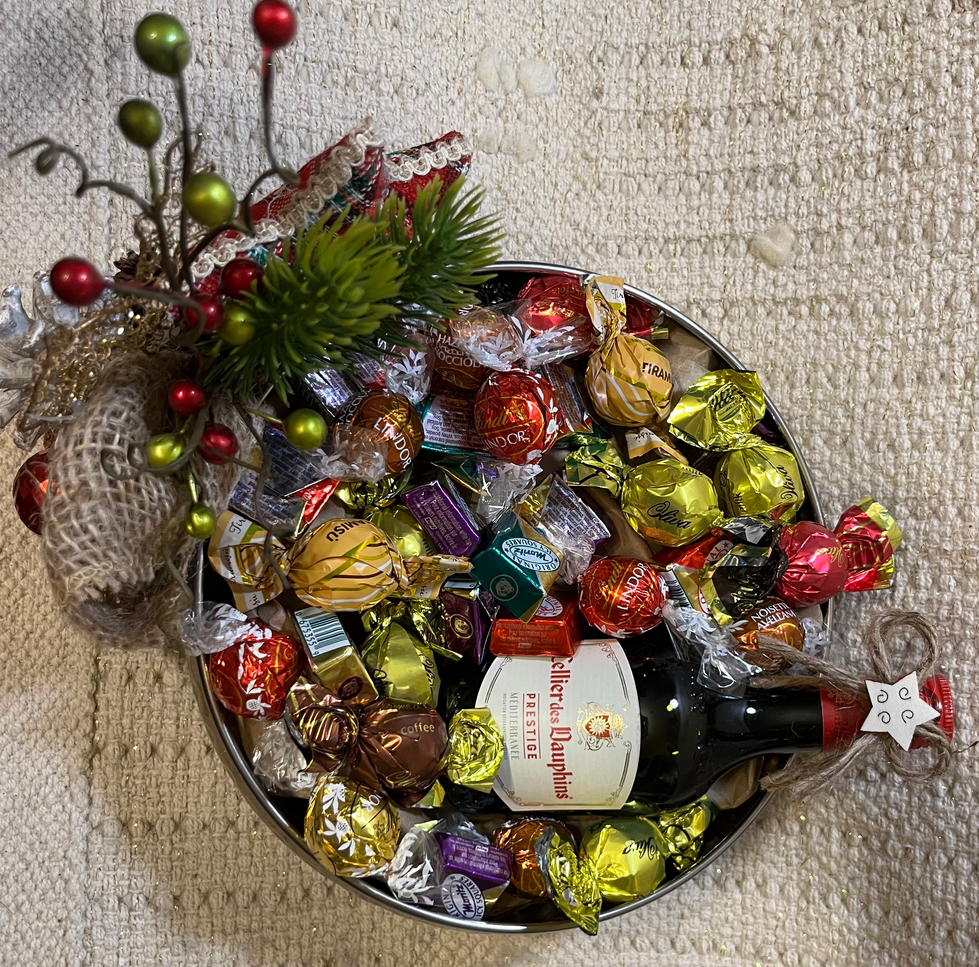 Wine & Chocolate Rose Bowl
{top}