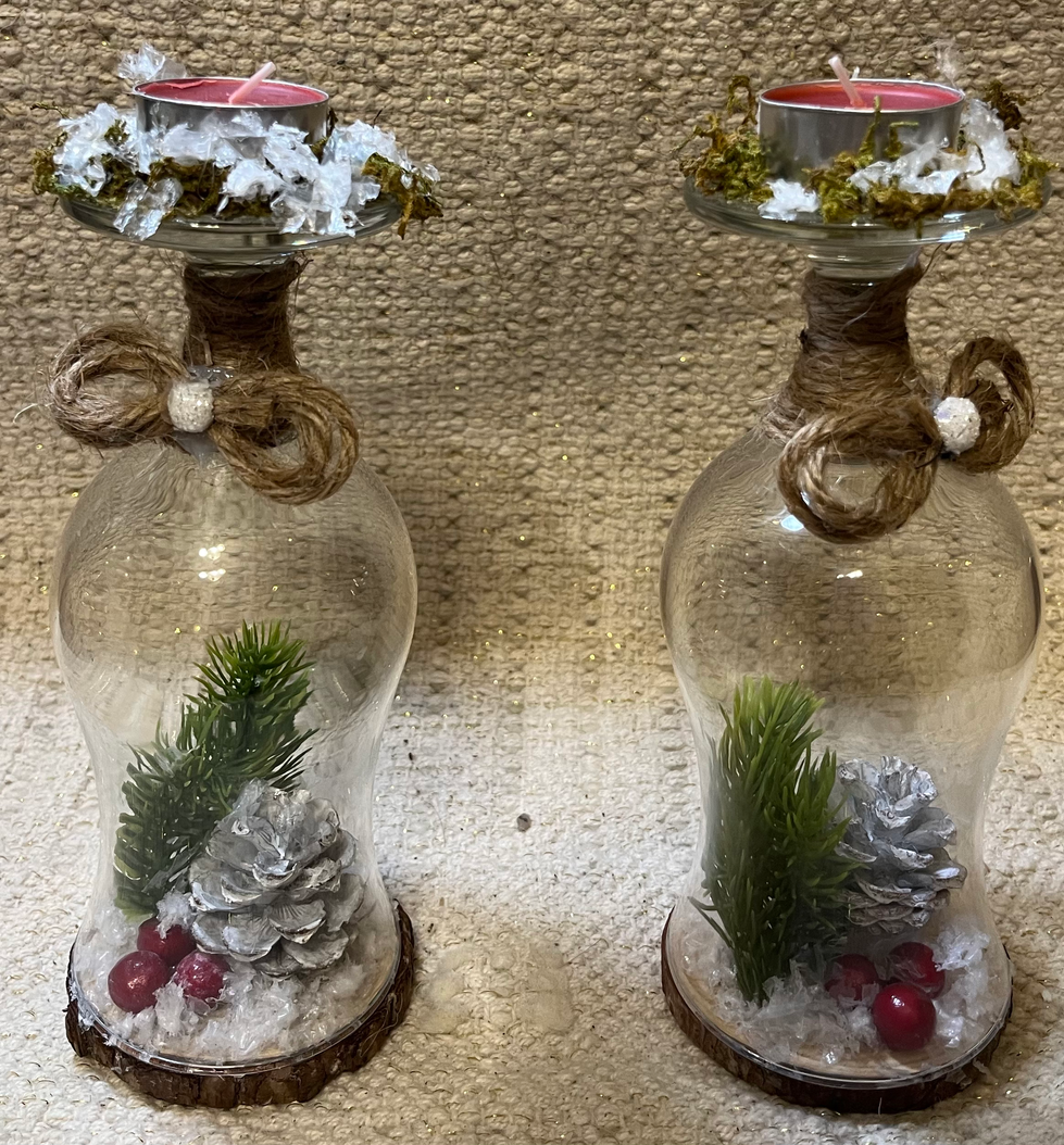 Christmas in a Bottle Candles