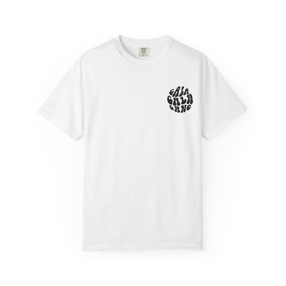 Circle Wave Tee - White