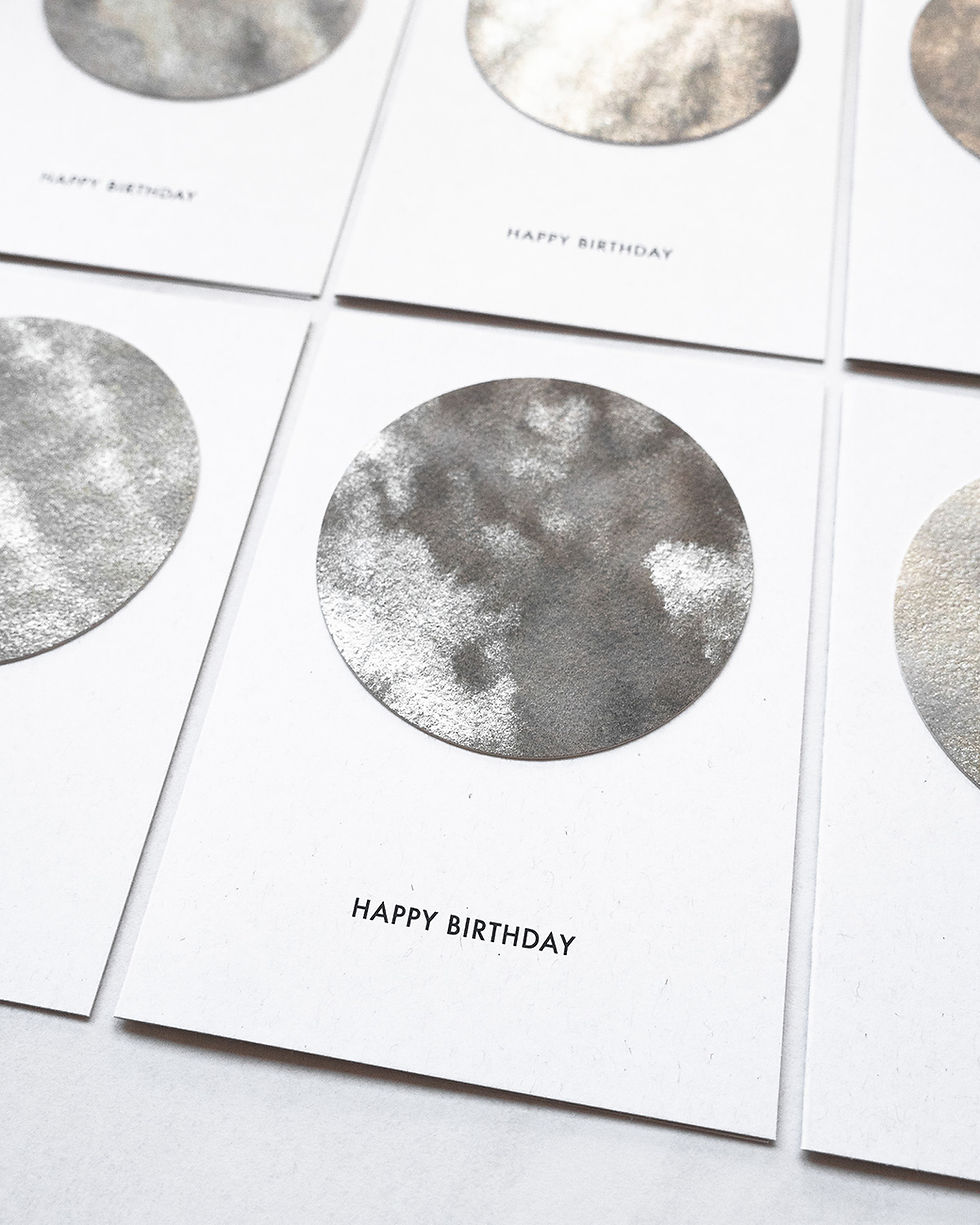 Thumbnail: Happy Birthday - Set of 5 greeting cards
