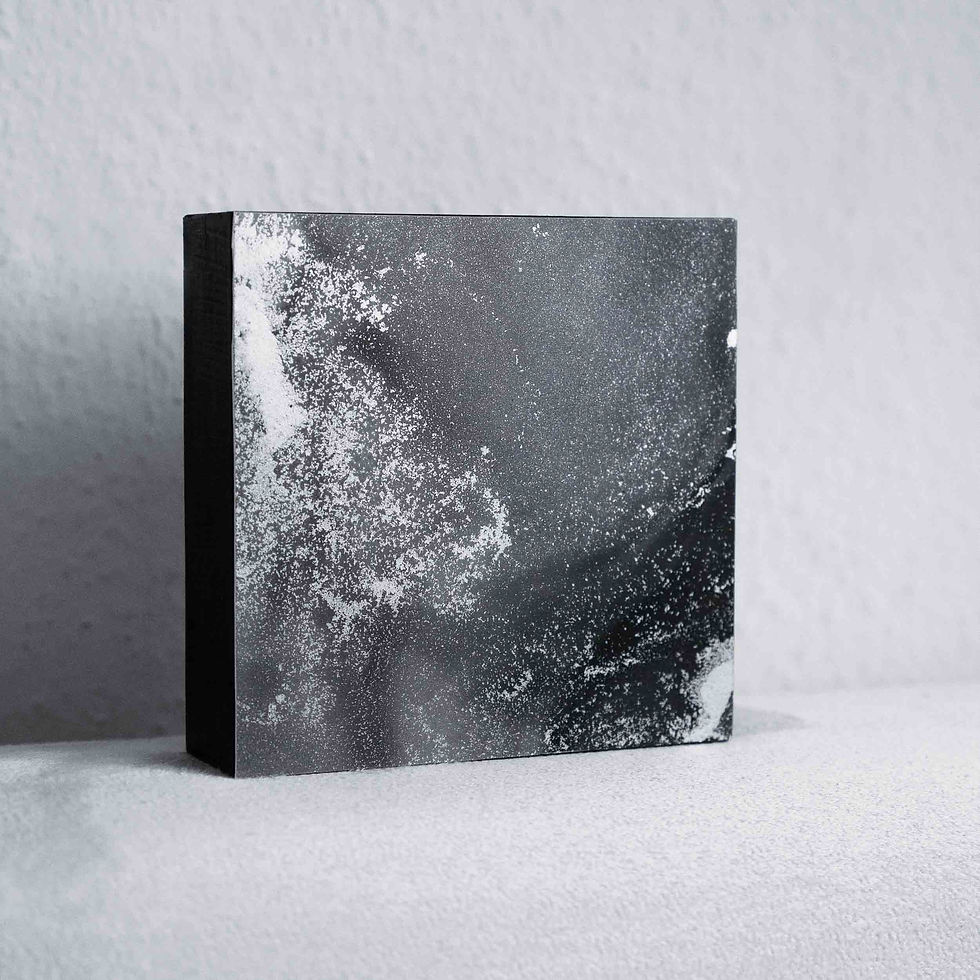 Thumbnail: Silver Nebula Cubes - Set of 3
