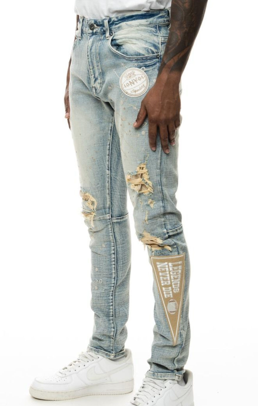 Thumbnail: SMOKE RISE VARSITY FASHION JEAN 