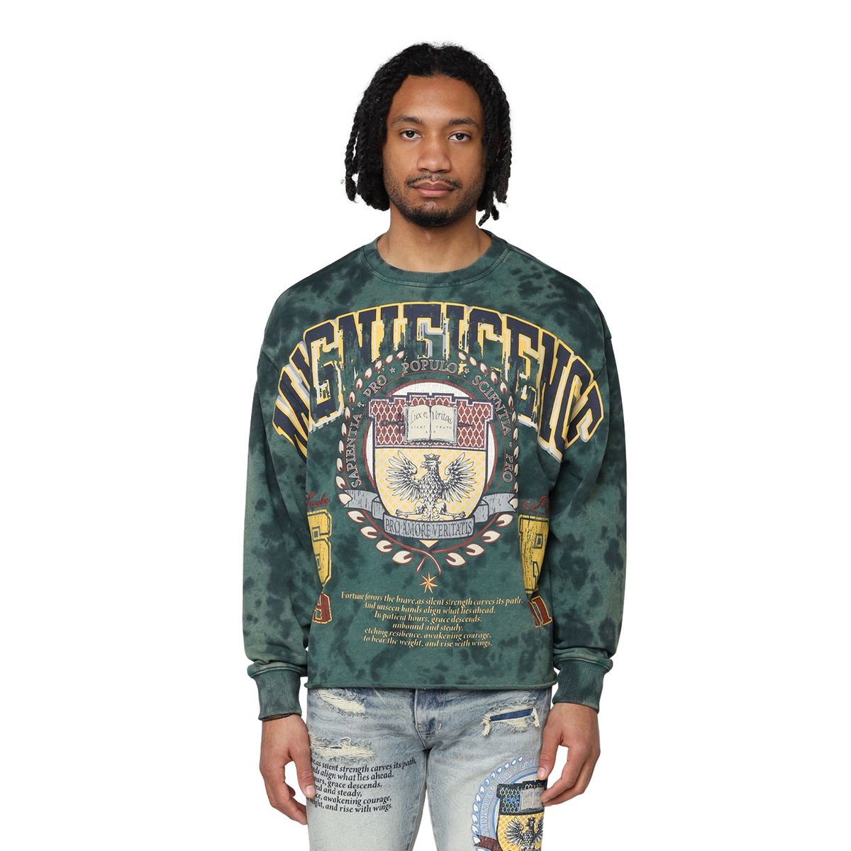 MAGNIFICENCE  FRENCH TERRY CREWNECK