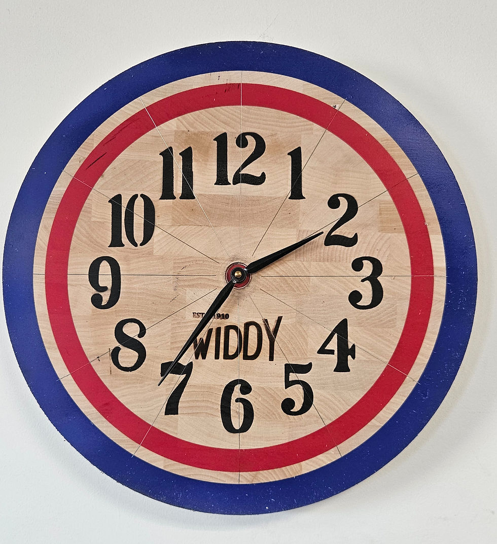 Widdy Darts American Dartboard Clock