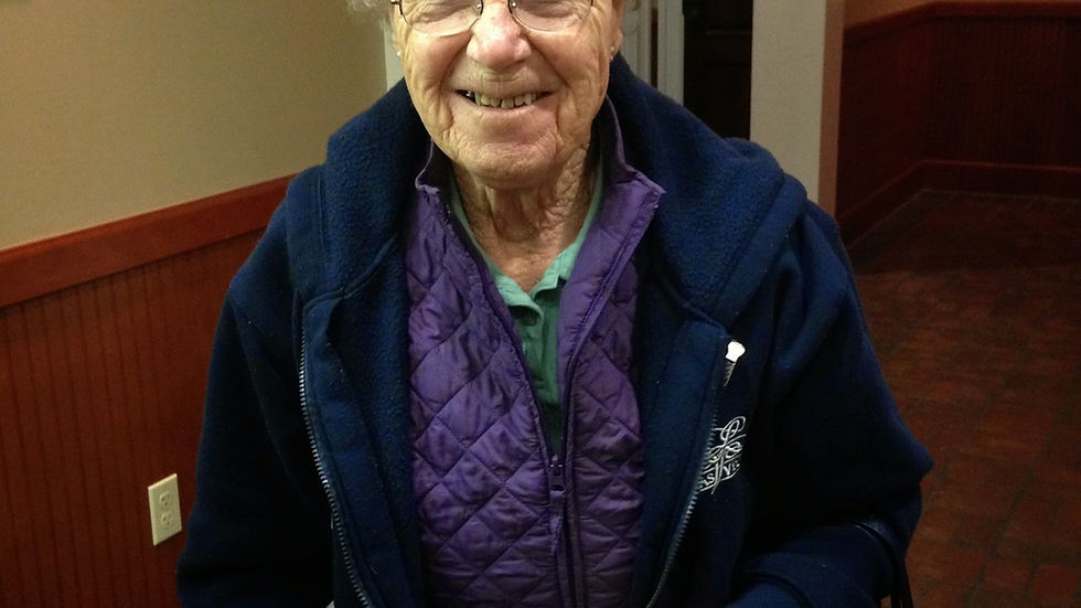 Melba Hopp a true artist. She quilted, did cross stitch, and farmed her whole life. That's the short list.