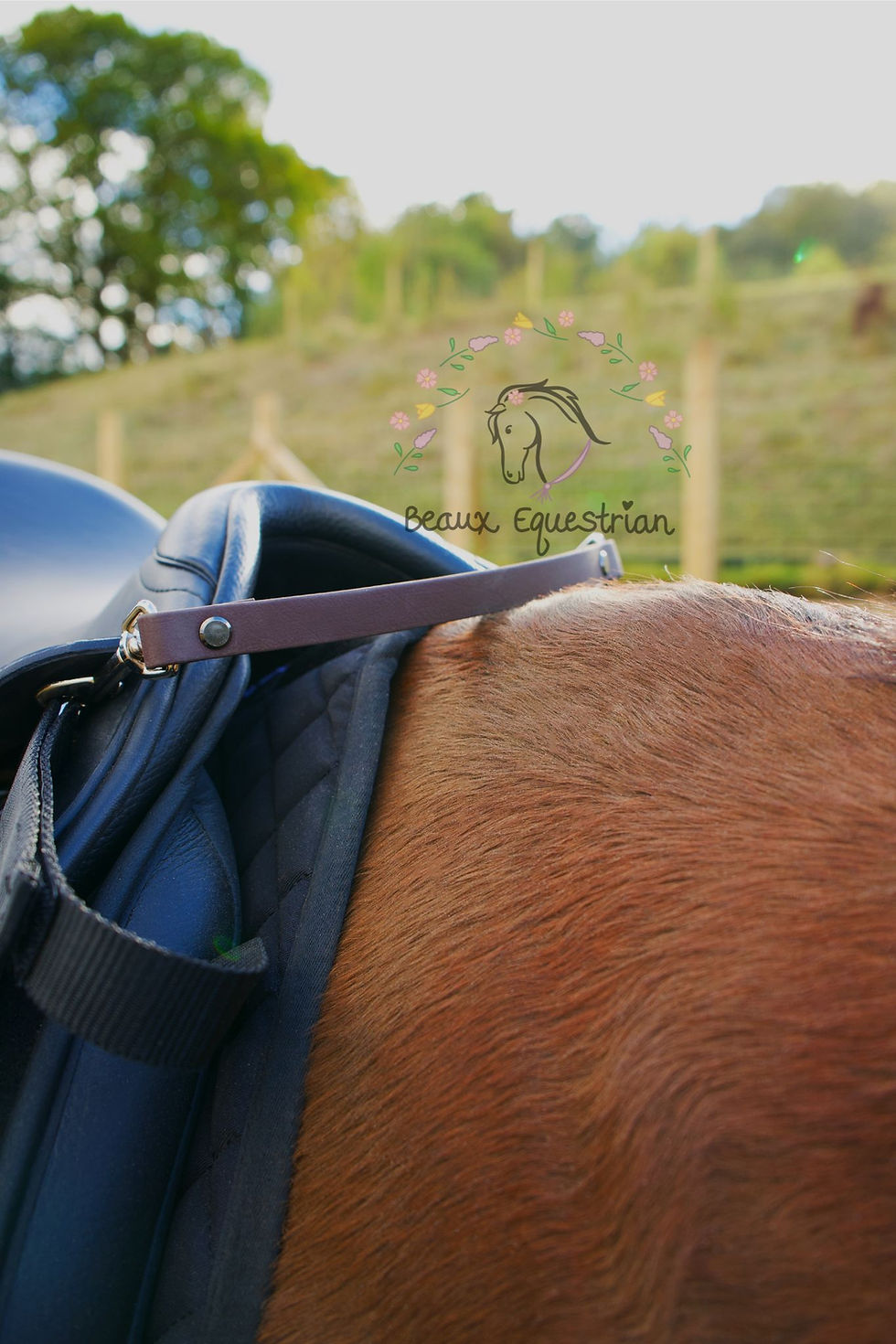 Thumbnail: Saddle Grab Strap - Brown