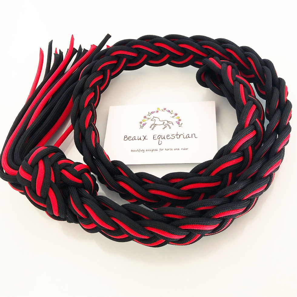 Thumbnail: 2 Colour Custom Made Neckrope - 9 Strand