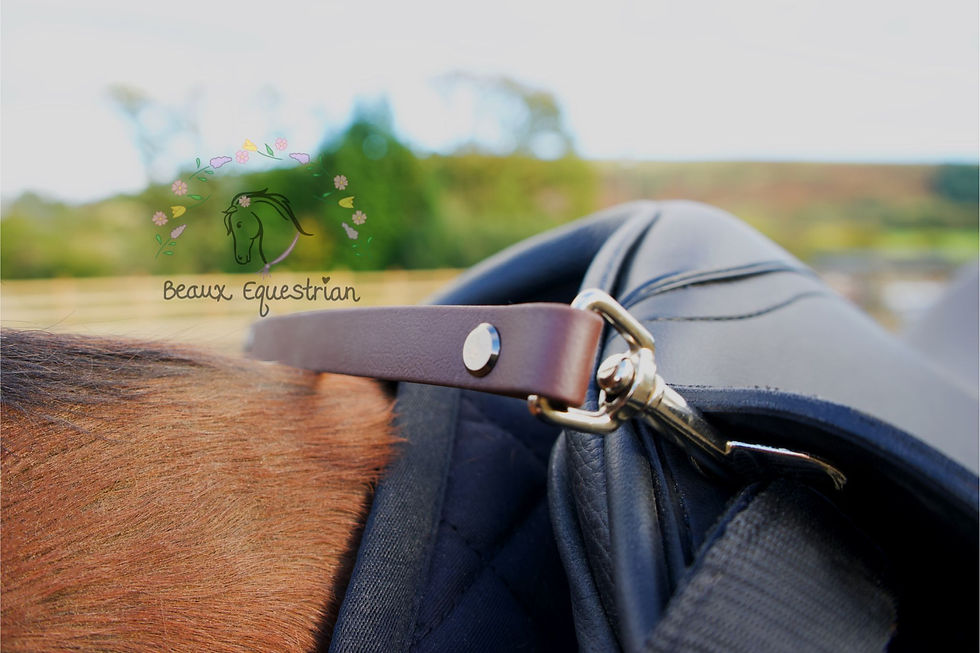 Thumbnail: Saddle Grab Strap - Brown