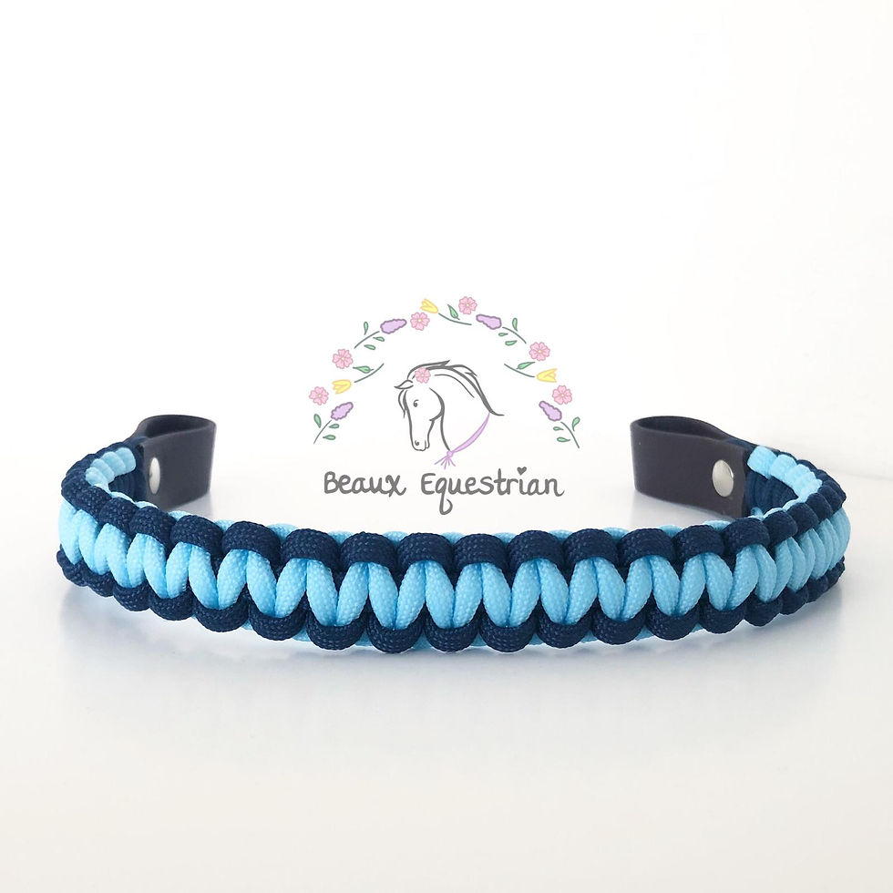 Thumbnail: Reversible Paracord Browband - Custom Made