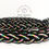 Thumbnail: Black & Pastel Rainbow Neckrope