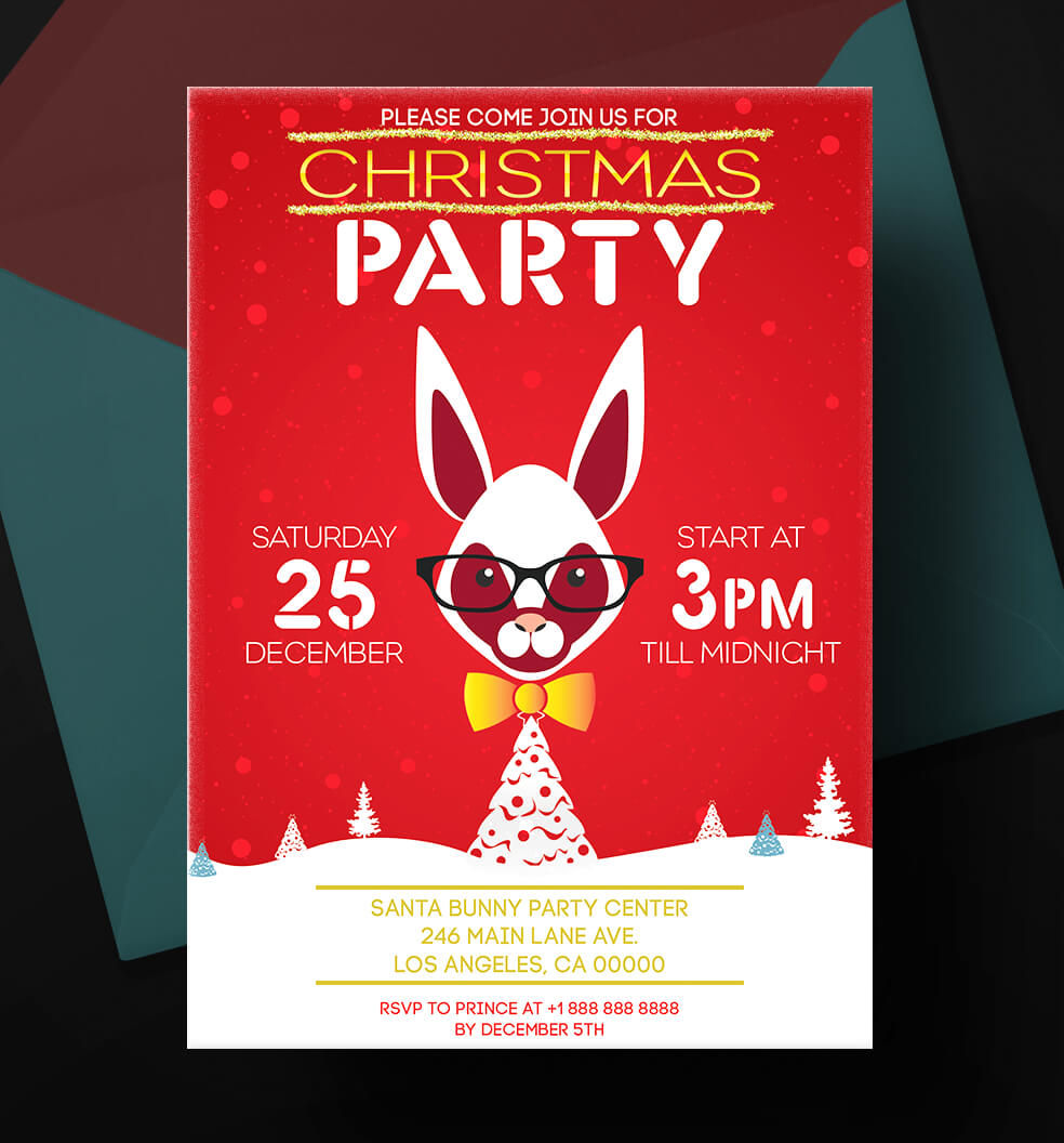 Christmas Party Invitation Design