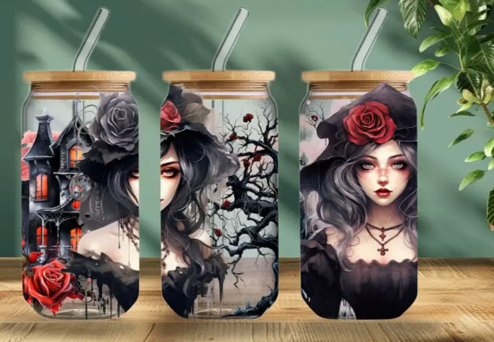 Thumbnail: verre personnalisé avec éponge de maquillage