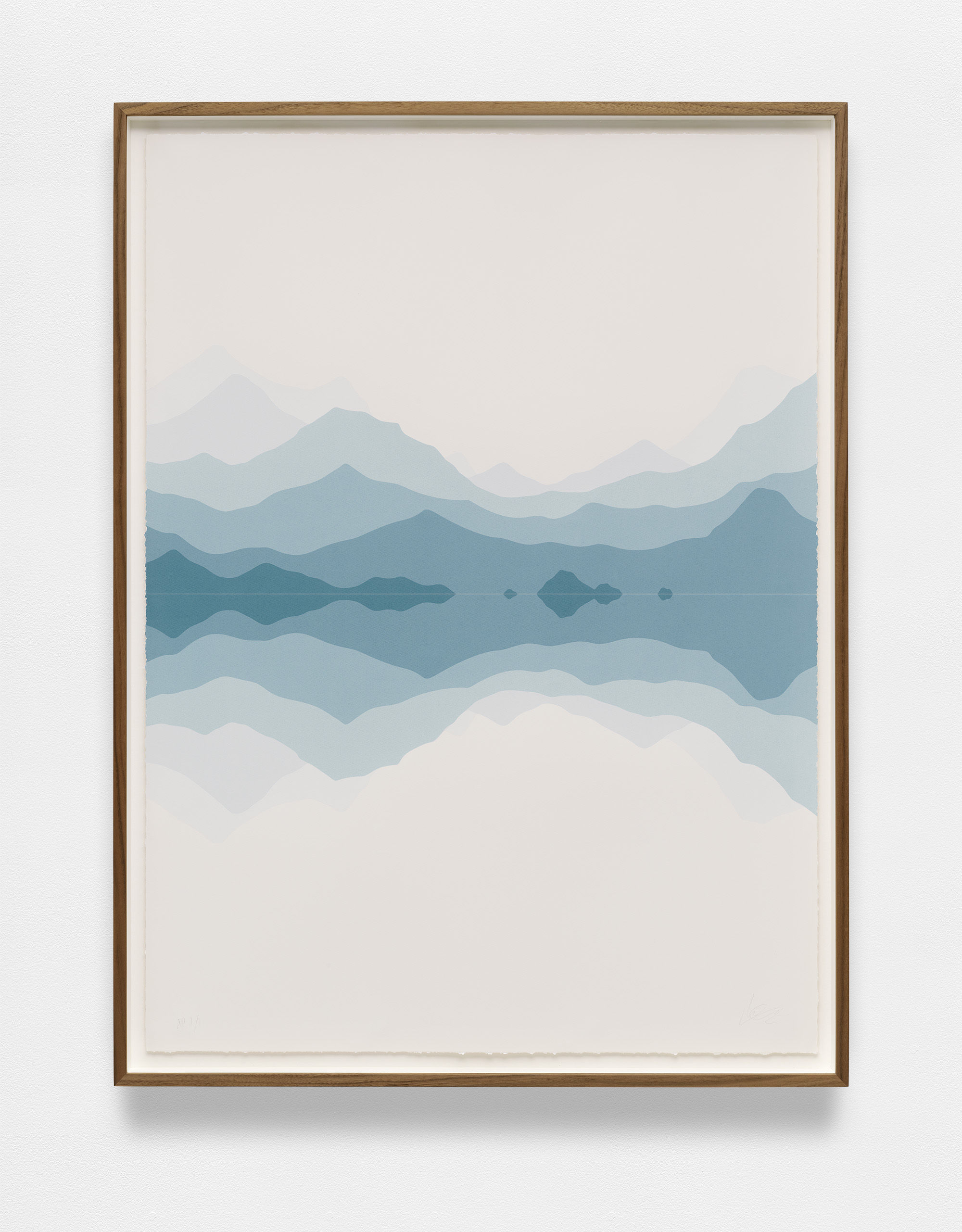 Mystic Mountains silkscreen print & NFT