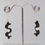 Thumbnail: Rubber Earrings - White & Black