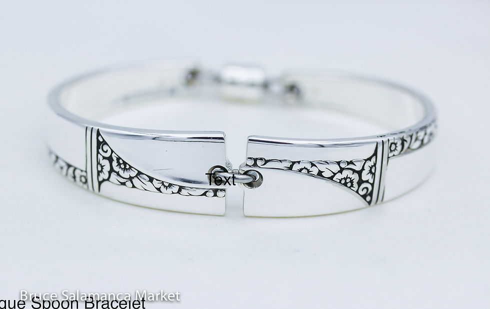 Thumbnail: Antique Spoon Bracelet Design #2