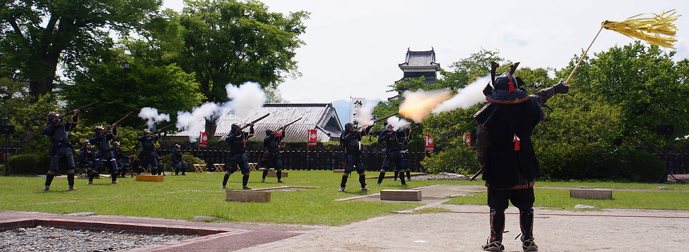 Matchlock Samurai at Matsumoto Castle