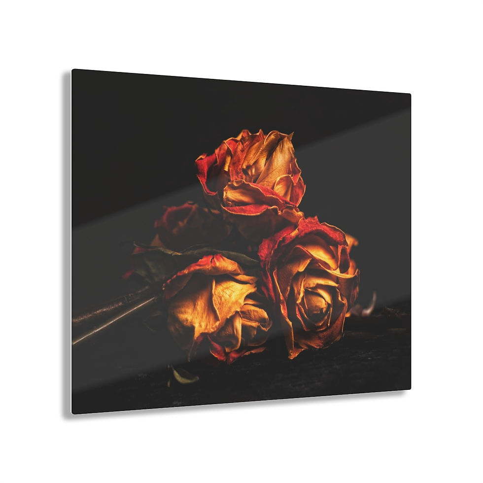 Thumbnail: Roses Acrylic Fine Art Print , Wall art