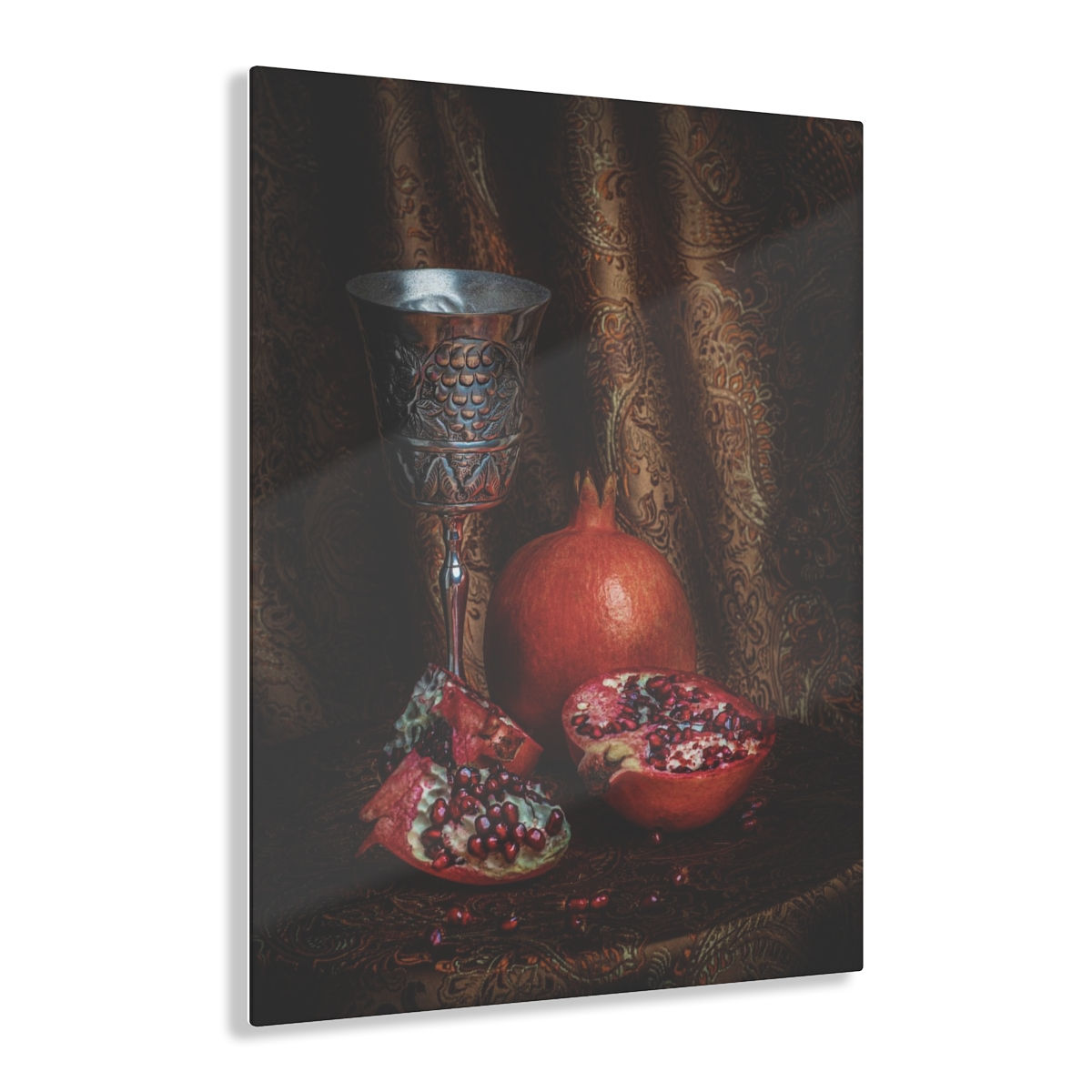 Pomegranates still life Acrylic Print 