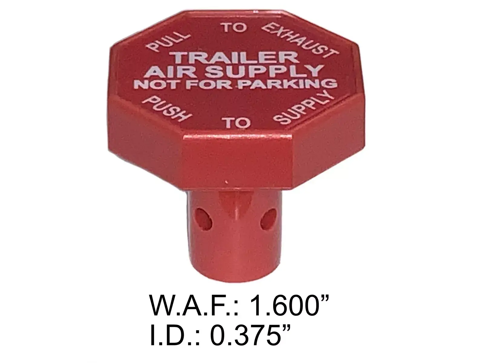 TRAILER AIR SUPPLY KNOB OCTAGON / RED 20900P