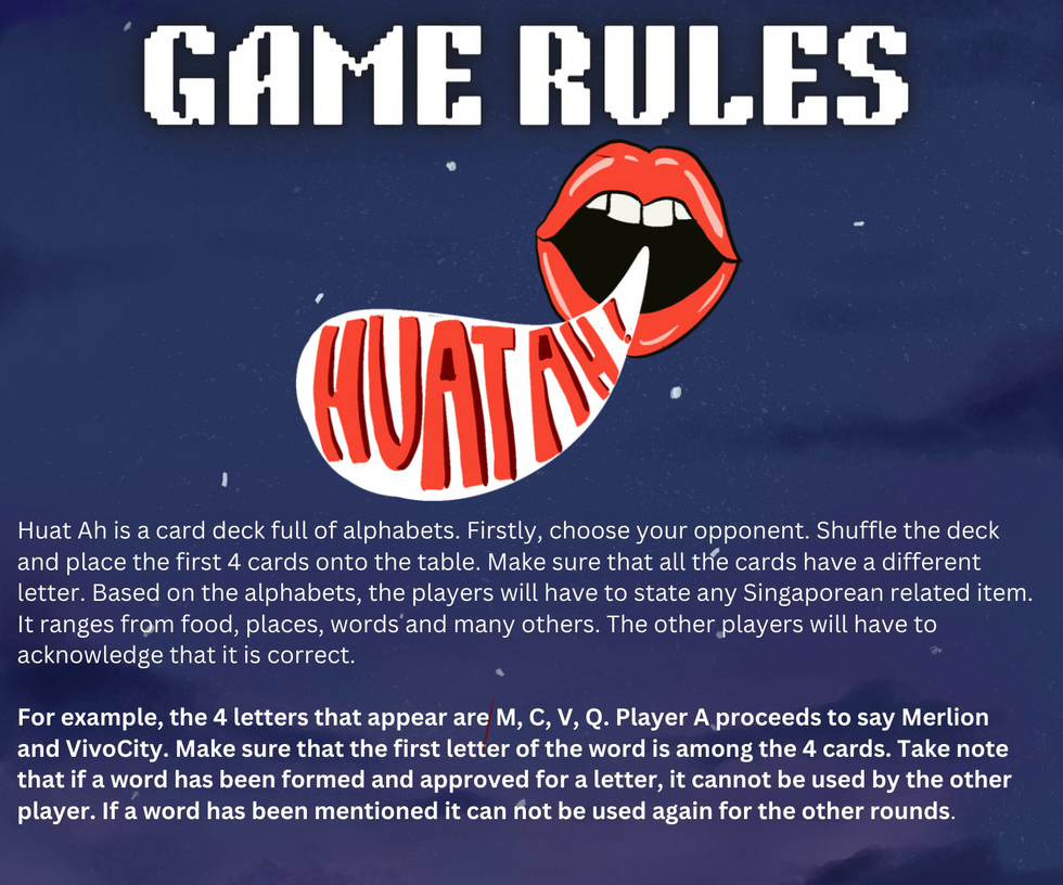 Game Rules (Huat Ah!)