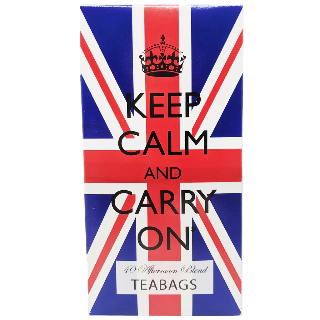 Keep Calm and Carry On Union Jack Afternoon Tea Bags