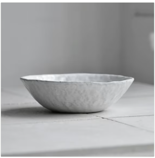 Μικρογραφία: Hand Moulded 3 Piece Dinner Plate and Bowl Set