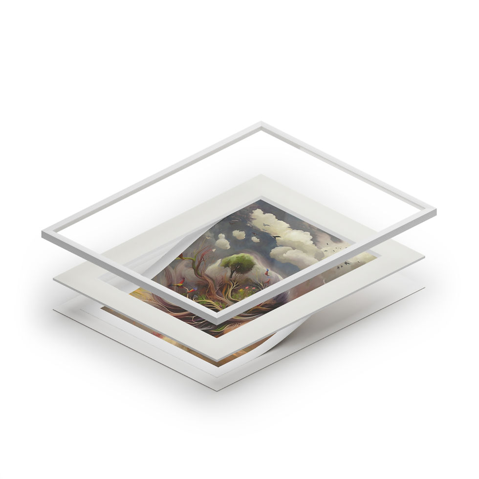 Thumbnail: Surreal Nature Portrait Fine Art Print (Passepartout)