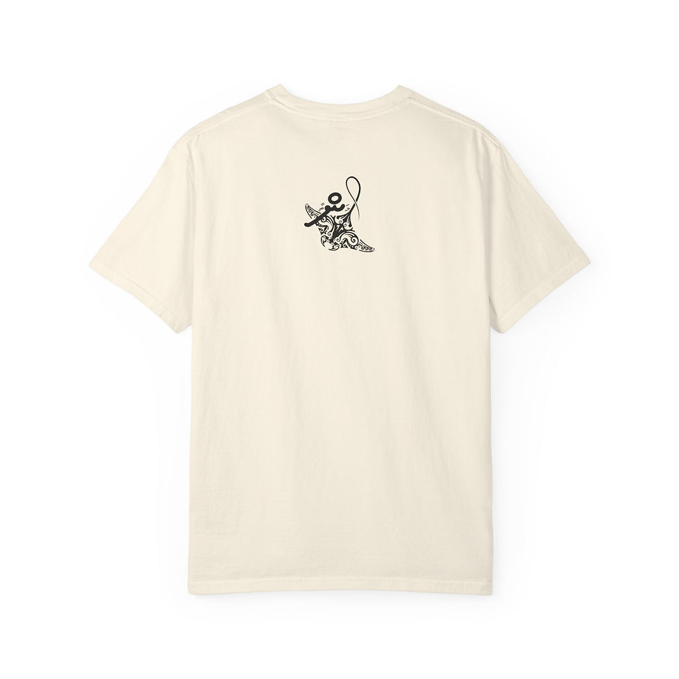 Thumbnail: Ocean Spirit Tee - Manta Ray & Dhivehi Typography T-Shirt