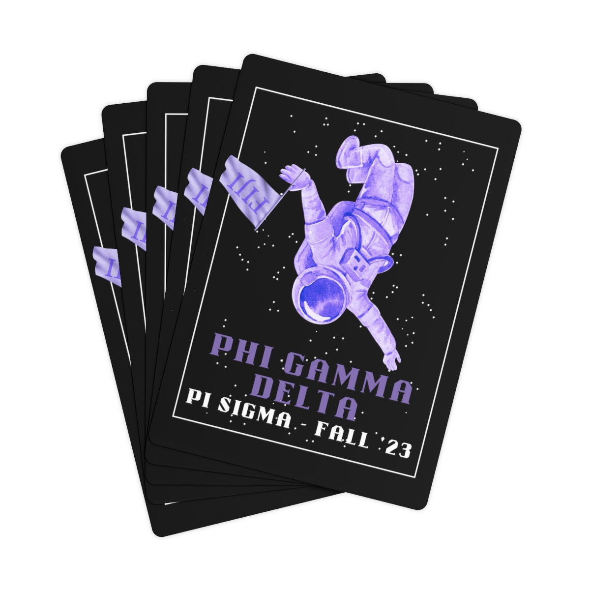 Phi Gam Poker Cards