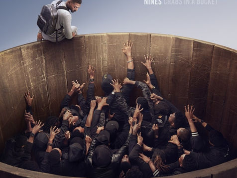 Nines reaches no.1  in the uk top chart with "Crabs in a bucket" 