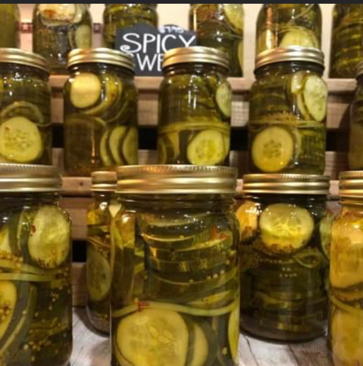 Spicy & Sweet Pickles 16oz