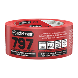 Proteção de superfícies, quinas, mascaramento e montagem de painéis;
quando utilizada em ambiente interno, deve ser removida após aplicado em até 14 dias e em ambiente externo,
deve ser removida após aplicado em até 3 dias.