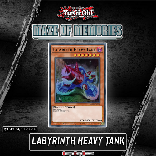Yugioh MAZEEN001 Labyrinth Heavy Tank Super Maze of Memories