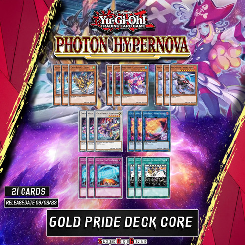 Yugioh PHHYEN Gold Pride Deck Core 21 Cards Photon Hypernova